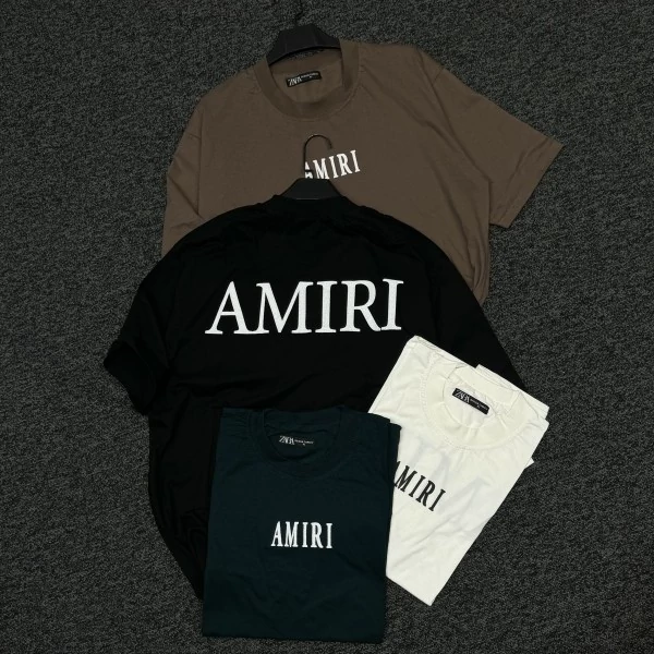 تیشرت قواره باکسی AMIRI پنبه مردانه